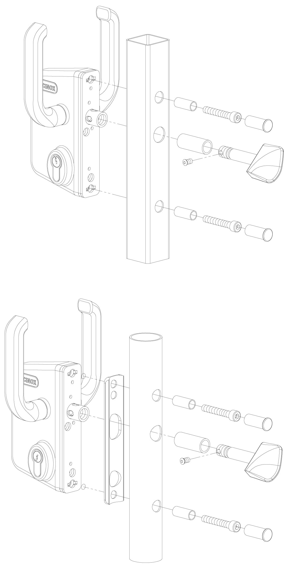 Замок lskz6060 u2